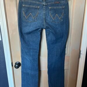Wrangler Blue Boot Cut Jeans Classic Style